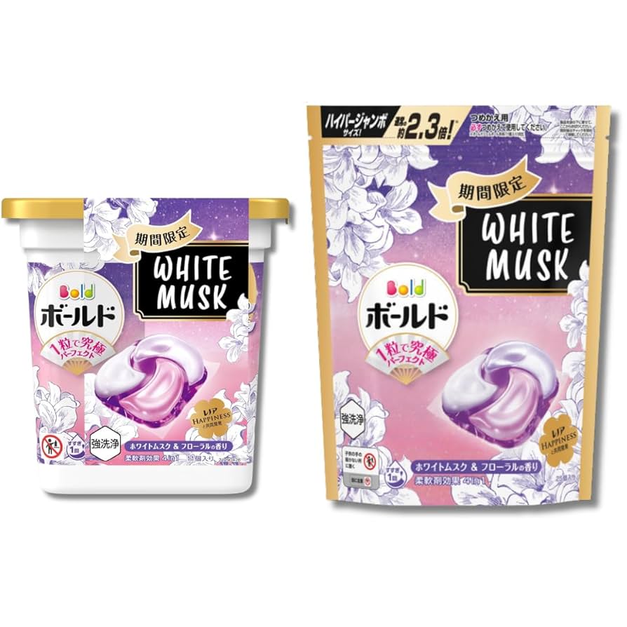 Amazon.co.jp: 【まとめ買い】ボールド 洗濯洗剤 ジェルボール4D